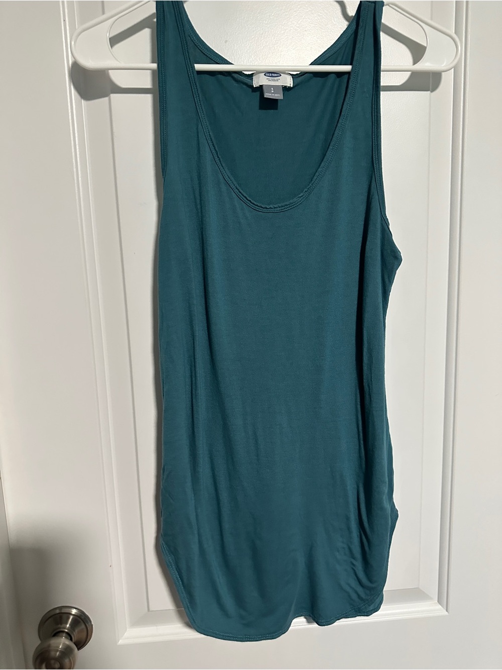 Old Navy Teal Scoop Neck Tank Top